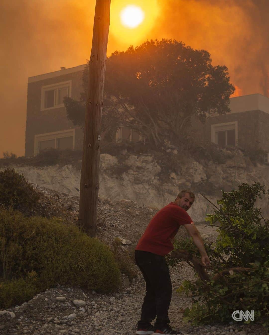 CNNさんのインスタグラム写真 - (CNNInstagram)「Two elderly people found burned to death in their home in Italy are among the at least 40 people known to have died as wildfires rage across huge swaths of the Mediterranean.  Countries including Italy, Greece and Algeria are deploying thousands of firefighters to battle the devastating fires, which have been fueled by scorching temperatures and strong winds.  The highest death toll is in Algeria, where the wildfires have killed at least 34 people, state broadcaster EPTV News reported.  See more photos and read more about the wildfires at the link in bio.   📷: Petros Giannakouris/AP/Billel Bensalem/APP/NurPhoto/Getty Images/Alberto Lo Bianco/LaPresse/AP」7月27日 1時05分 - cnn
