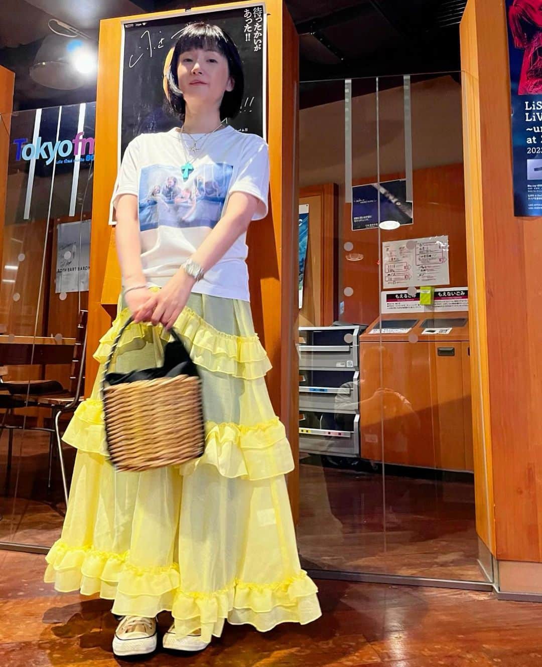千秋さんのインスタグラム写真 - (千秋Instagram)「坂本美雨さんのラジオ「ディアフレンズ」に出ました。ラジオ大好き📻お会いできて嬉しかったです。#tfm #東京fm #私服」7月27日 12時03分 - chiaki77777