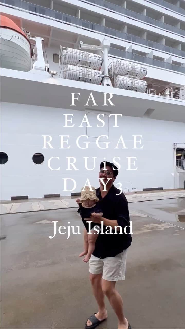 難波礼華のインスタグラム：「FAR EAST REGGAE CRUiSE🚢 Day3 Jeju Island🇰🇷 韓国料理食べまくって幸せだった♡ 済州島また行きたい♡」