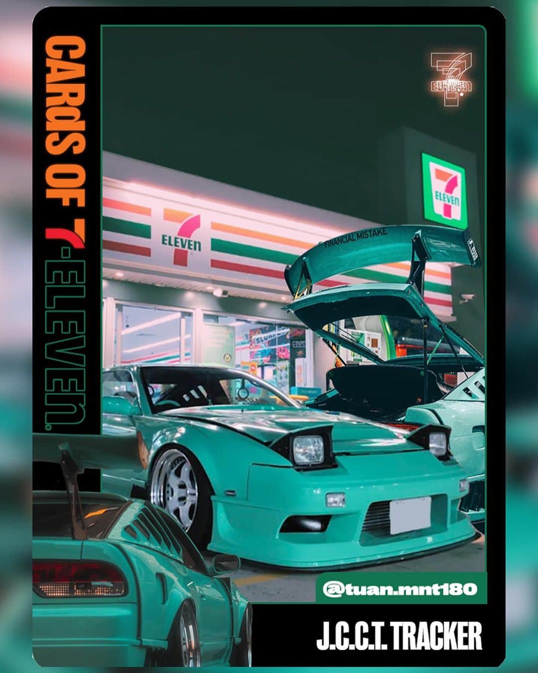 7-Eleven USAさんのインスタグラム写真 - (7-Eleven USAInstagram)「From cars to CARds. Swipe to see 7️⃣ cars so good, we made them into trading cards. Which one are you trading for? #CarsOf7ELEVEn #CARdsOf7ELEVEn   @apexzilla  @tuan.mnt180 @drew_skees @apexzilla @kitana.wrx  @a9xsboi @392_jr @dead.on.alex @whykys.ptp」7月27日 6時18分 - 7eleven