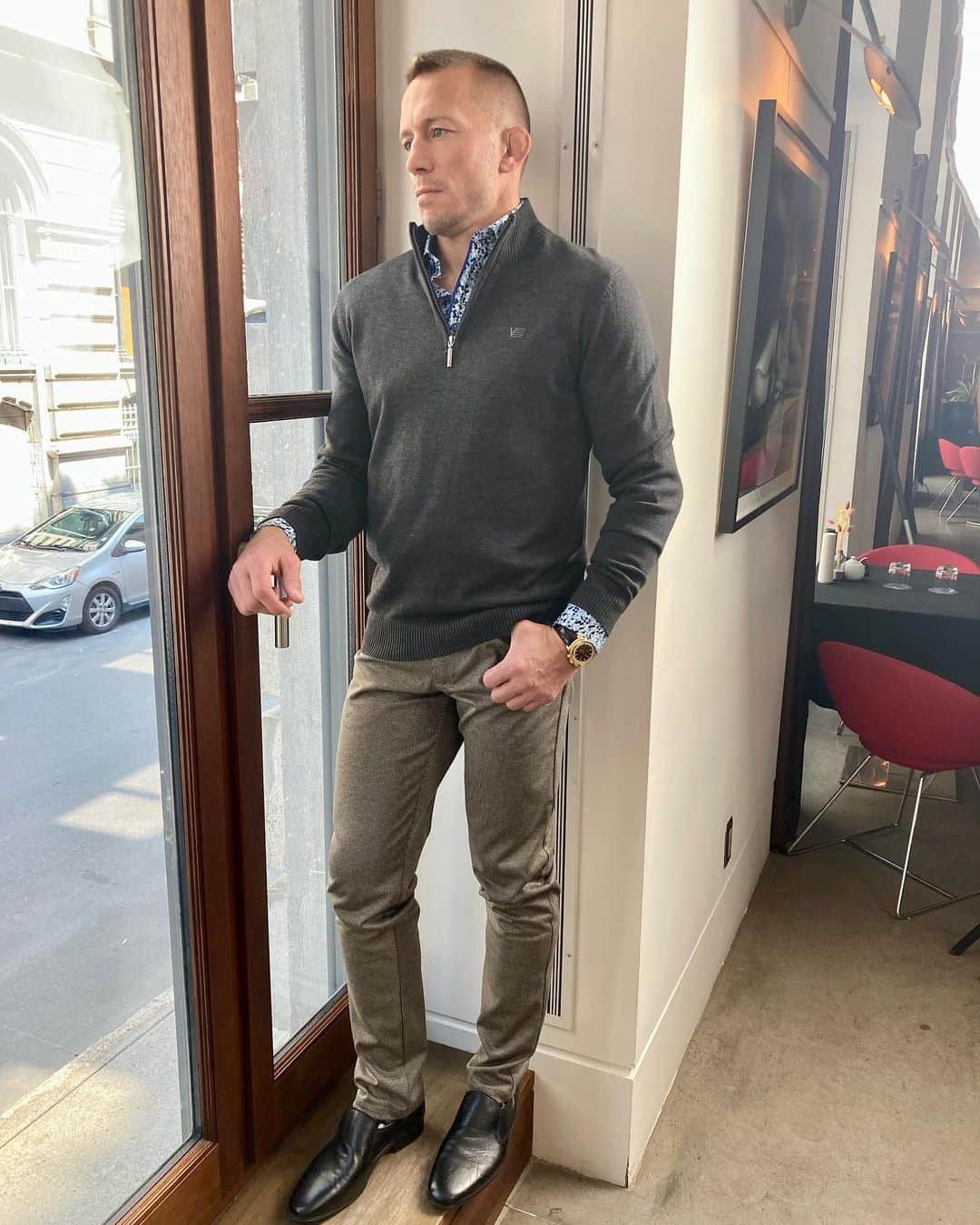 ジョルジュ・サンピエールのインスタグラム：「Keep an open mind and be ready to take the opportunities life gives you.」