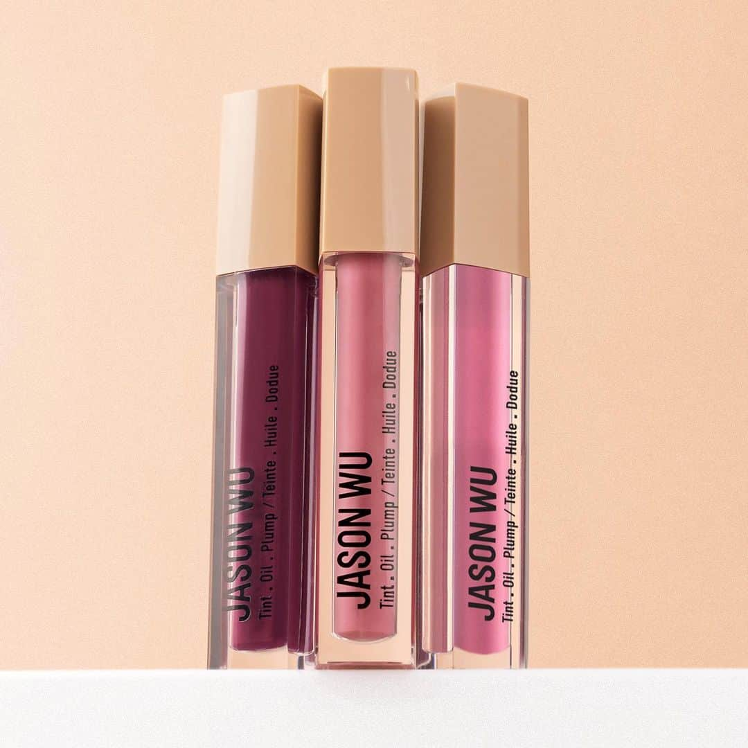 ジェイソンウーのインスタグラム：「Tint It. Oil It. Plump It. This hydrating formula is all about giving you beautifully plump lips ⁠ #jasonwubeauty #lipoil #cleanbeauty #crueltyfree⁠ ⁠ Discover more on jasonwubeauty.com, select @target stores and Target.com」