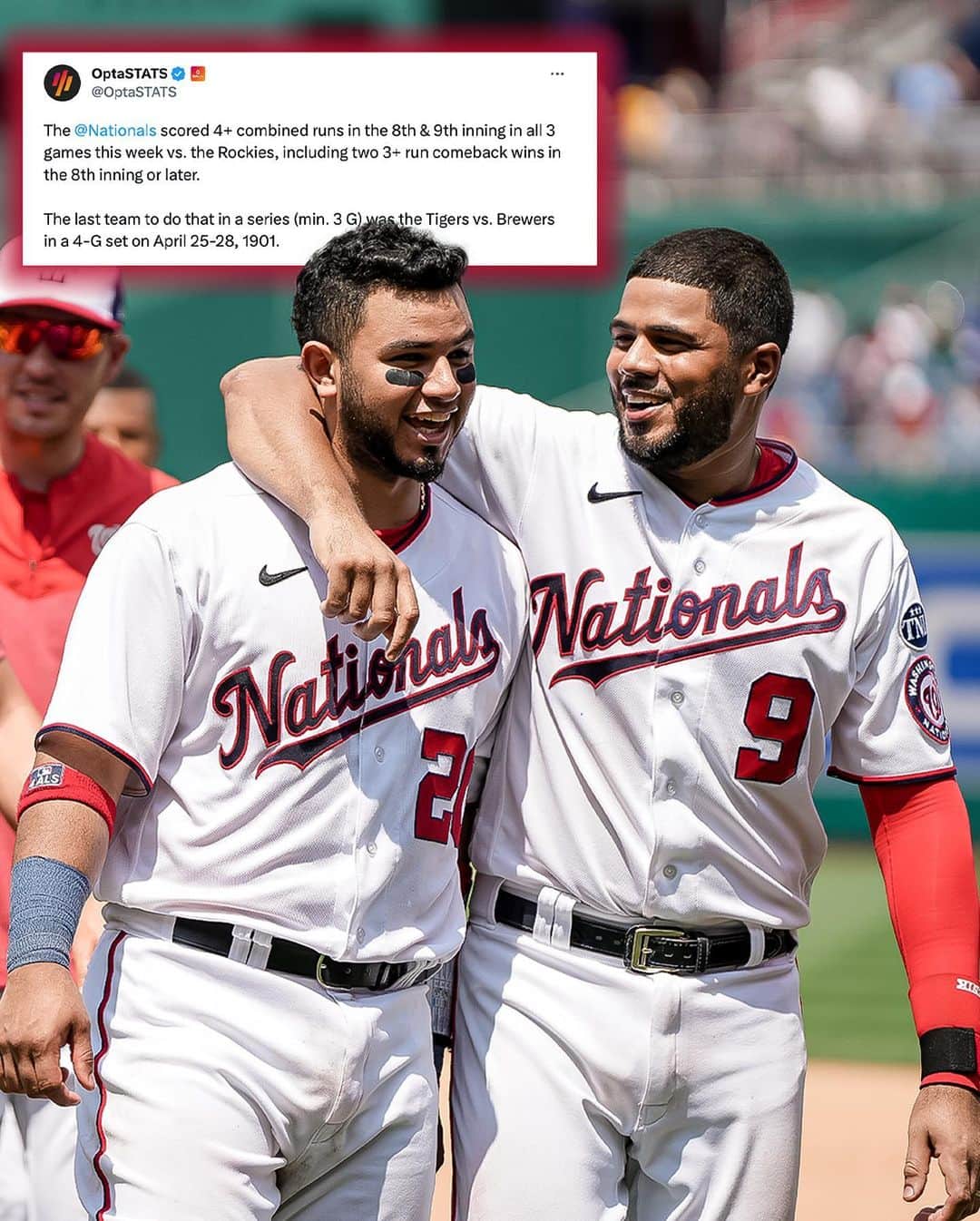 ワシントン・ナショナルズのインスタグラム：「it’s 😤😤HASHTAG NATITUDE😤😤 yall」