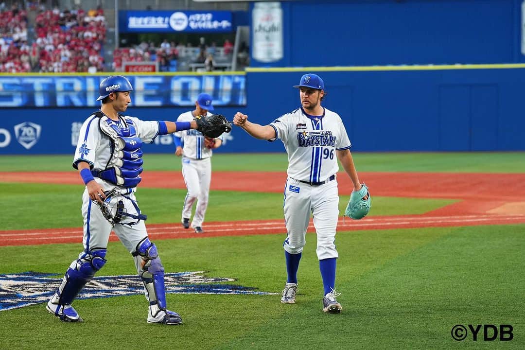 トレバー・バウアーのインスタグラム：「Second half, let’s go! #baseball #baystars #japan」