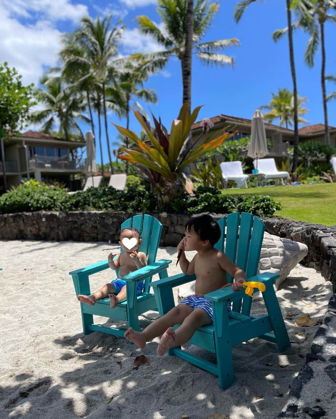 田中麻衣のインスタグラム：「ハワイ島。 最高でした。  結婚式をした場所に息子たちと来れたというのは、なんだか感慨深い気持ちに。  #bigisland #ハワイ島」