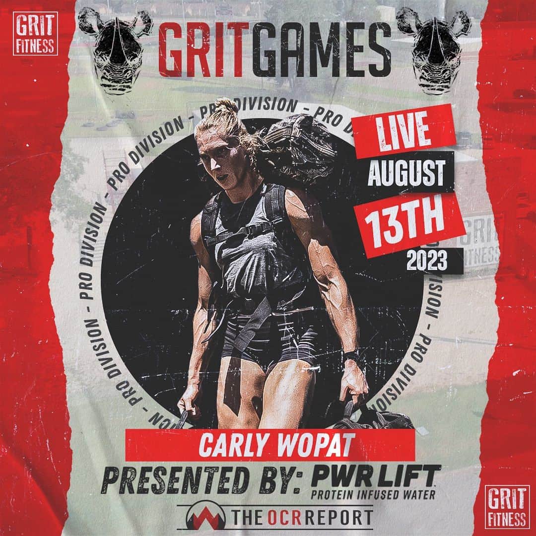 カーリー・ウォパットのインスタグラム：「Carly Wopat, a vibrant 30-year-old athlete from Redondo Beach, California, is a force to be reckoned with in the 2023 Grit Games. Carly’s athletic journey is as diverse as it is inspiring, ranging from professional volleyball and firefighting to boxing, jiu-jitsu, and hybrid fitness. As a hybrid athlete, Carly represents the essence of versatility, combining strength, endurance, and agility to compete at the highest levels.  Intrigued by the call of new challenges, Carly first ventured into Obstacle Course Racing at The Battle Bunker. Her motivation to compete goes beyond external influences, driven primarily by her own unrealized potential. Every race, every challenge, is an opportunity to wring the most out of her years of vibrant athleticism.  When Carly isn't pushing her limits in grueling competitions, she indulges her creative side, embracing the intricacies of being a self-proclaimed nerd. Her favorite movie, Gladiator, showcases her love for stories of courage and resilience, much like her own journey. Whether it's a high-tempo sprint session or the mellow strums of "Somewhere Over the Rainbow," Carly's diversity shines.  Her favorite color, blue, represents depth and stability, mirroring her own unwavering determination. And let's not forget her love for Snickers, reflecting her sweet tooth. Carly's unusual talents? She can juggle and play the guitar, proving that she's as versatile off the course as she is on it.  As Carly Wopat steps into the Grit Games, she carries her diverse experience and intrinsic motivation to reach her full potential. This isn’t just another competition for Carly. It’s another opportunity to showcase her innate versatility and relentless drive, cementing her legacy in the world of OCR and hybrid racing. Carly isn't here just to compete; she’s here to unearth every drop of potential that lies within her, pushing the limits of what’s possible.  Graphics by: @schizz.graffix   #burntheships #motivation #fitness #noexcuses #noregrets #justgrit #gritfitness #whyigrit #discipline #disciplineequalsfreedom #gritfitnessanywhere #gritgamesocr #dothework #trusttheprocess #dekafit #deka #hyrox」