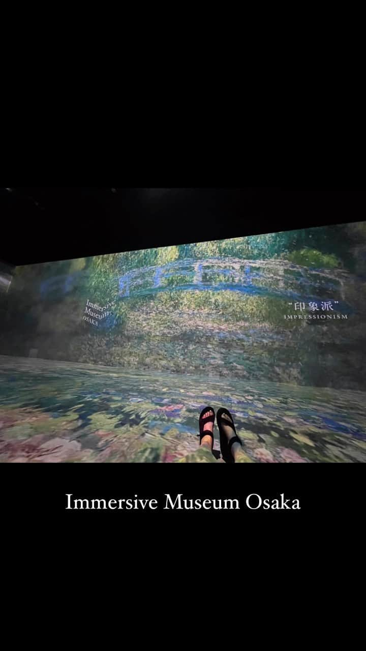 marikill66のインスタグラム：「昨日 Immersive Museum OSAKA に行ってきました🎨 絵画の中に入っていく感覚が不思議で楽しかった♪ * * * #immersivemuseumosaka #immersivemuseum #印象派 #イマーシブミュージアム #イマーシブ #impressionism #デジタルアート #美術展 * #marikill66art #marikill66_0727」