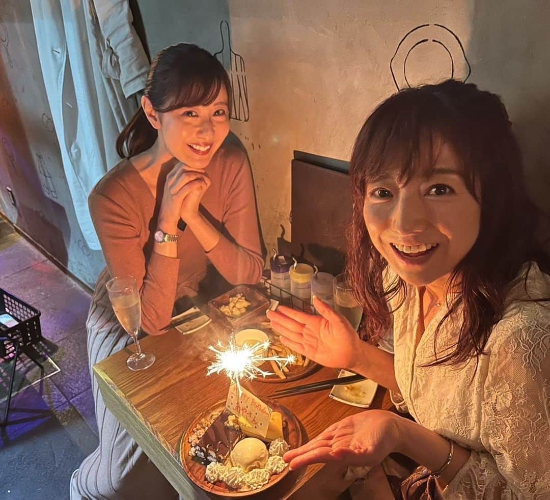 佐藤彩さんのインスタグラム写真 - (佐藤彩Instagram)「結衣ちゃん✨ Happy birthday🎂✨  東京へ遊びに行くたびに会っている大堀結衣ちゃん🥹 (@oohoriyui )  HBCを離れても仲良くしてくれています☺️ . . 先日は、朝ごはんを一緒に食べたあと 結衣ちゃんのお友達でかき氷好きの方から教えてもらったという、絶品かき氷を味わいました🍧  前回5月は、誕生日を祝ってくれたり、アフタヌーンティーや、行ってみたかった映えスポットにも付き合ってくれたりして、充実の時間☺️✨  毎回楽しいひとときをありがとう✨  そして、会うたびにどんどん美しくなっていく結衣ちゃんから、私も刺激を受けています🥹  また秋に会おうね🤗  #ハッピーバースデー #大堀結衣 アナ  #東京の思い出 #かき氷 #得意の時差投稿」7月27日 13時38分 - hbc_ayasato