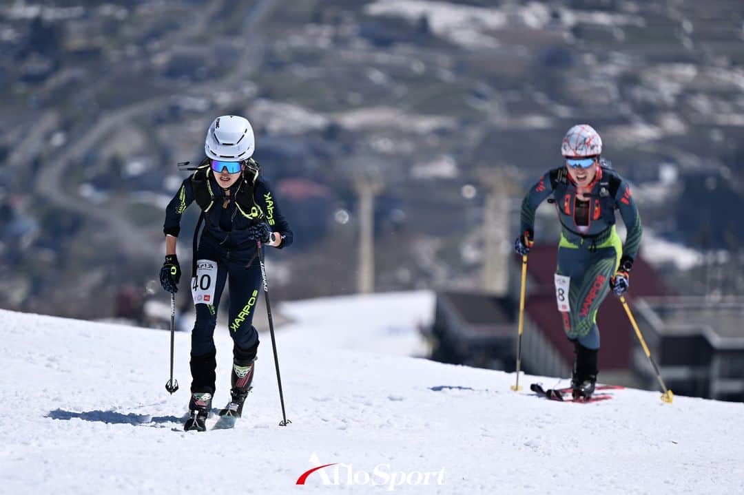 アフロスポーツのインスタグラム：「臼井なつみ/Natsumi Usui, APRIL 9, 2023 - Ski Mountaineering : Hakuba Happo Super Vertical Race at Hakuba Happo-one snow resort in Nagano, Japan.  Photo: @kenjiromatsuo.aflosport   #sportphoto #sportphotography #スポーツ写真」