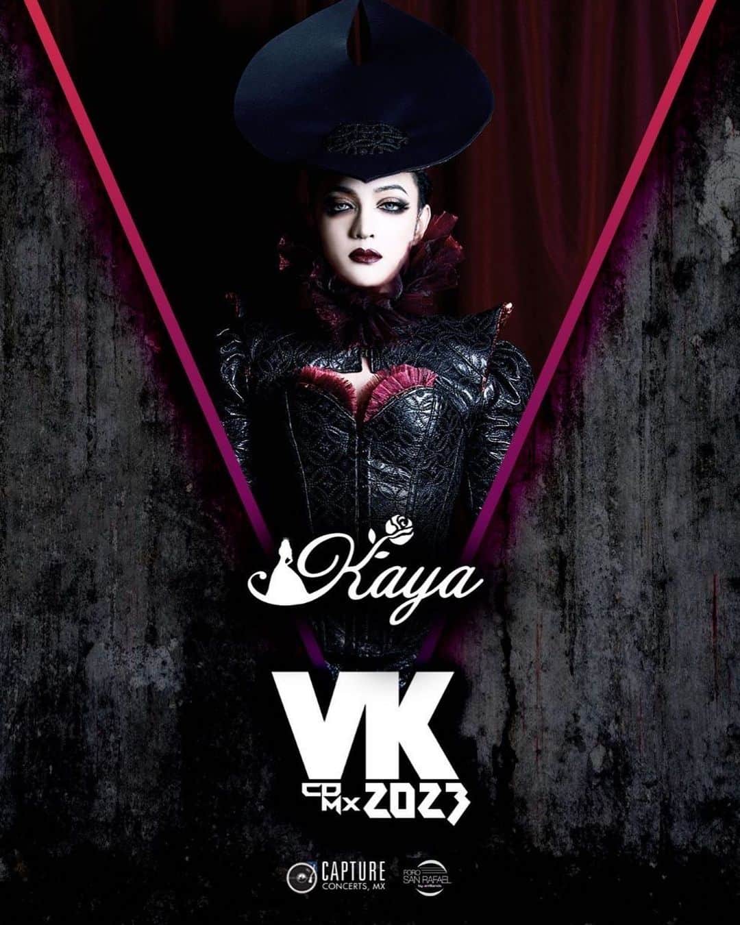 Kayaのインスタグラム：「¡Tendremos concierto en México! ¡Los espero con ansias!  #VK2003 #Kaya」
