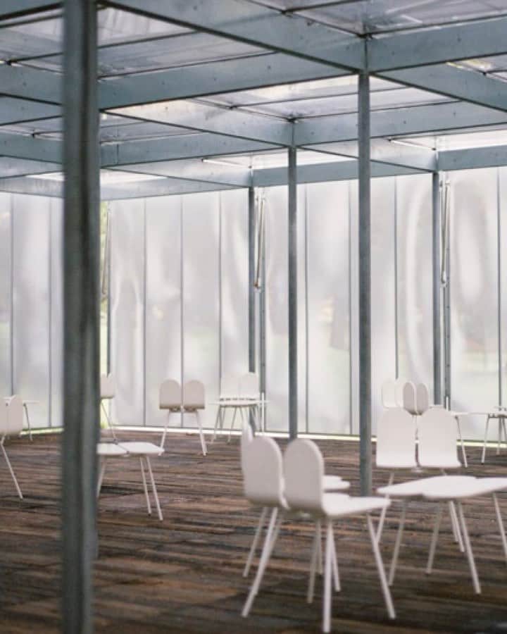 パワーハウスミュージアムのインスタグラム：「We are elated to announce the Naomi Milgrom Foundation's gift of all 10 MPavilion Chair Commissions to the Powerhouse Collection. The Chairs will be housed at Powerhouse Castle Hill and exhibited during Sydney Design Week, which features a conversation with MPavilion 9 Chair Commission creators Canberra Design Lab on 24 September.  'This year marks a decade of MPavilion as Australia's leading architecture commission, a place for the community to debate how architecture, art and design can change lives,' said Naomi Milgrom AC. 'With one of the country's finest collections of Australian design, the Powerhouse is the most fitting home for our MPavilion Chairs. We look forward to seeing them on display as part of Sydney Design Week.'  'Powerhouse is thrilled to partner with MPavilion, which also sits at the intersection of critical theory, design, architecture and art,' said Powerhouse Chief Executive Lisa Havilah. ‘We are grateful to the Naomi Milgrom Foundation for this exceptional gift and look forward to sharing these designs with the people of Sydney and New South Wales this September and for years to come.'  More on the MPavilion Chair Commissions gift and Sydney Design Week event at the link in bio.  📷 @MPavilion @NMF_AU @PowerhouseMuseum #MPavilion #MPavilion10 #ChairCommission #Powerhouse #SydneyDesignWeek2023 #AustralianDesign #ChairDesign」