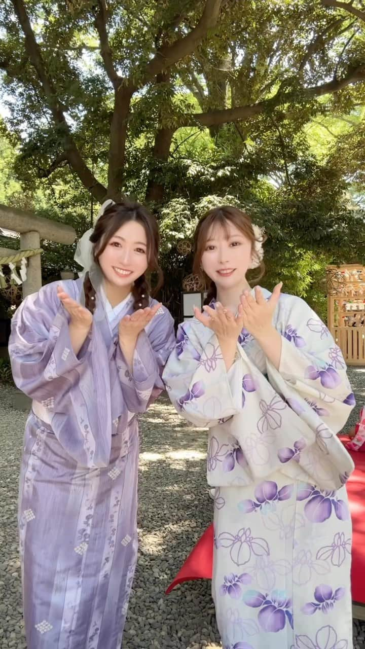 新矢皐月のインスタグラム：「どこの花火大会いく？？🍧　#浴衣 #yukata #japantravel #japanstyle #japanesegirl」