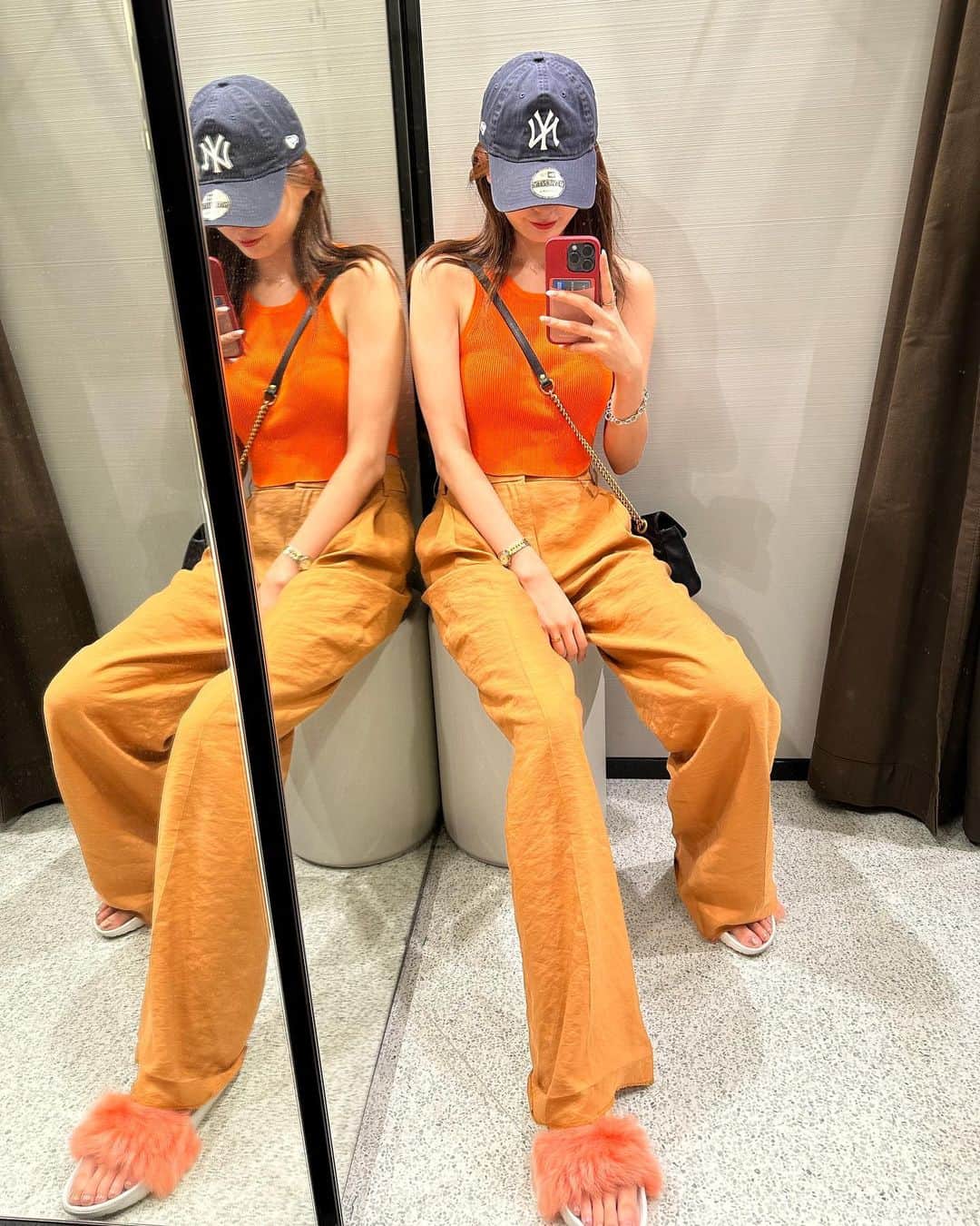 蜂谷晏海さんのインスタグラム写真 - (蜂谷晏海Instagram)「🍊🍊🍊 #fashion#ootd#zara #orange#summer」7月27日 16時30分 - hachiyaami