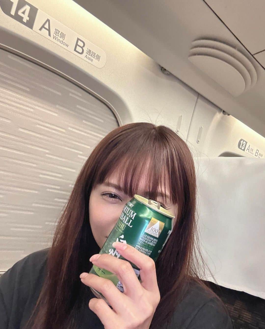 青山愛菜のインスタグラム：「🚅#trip」