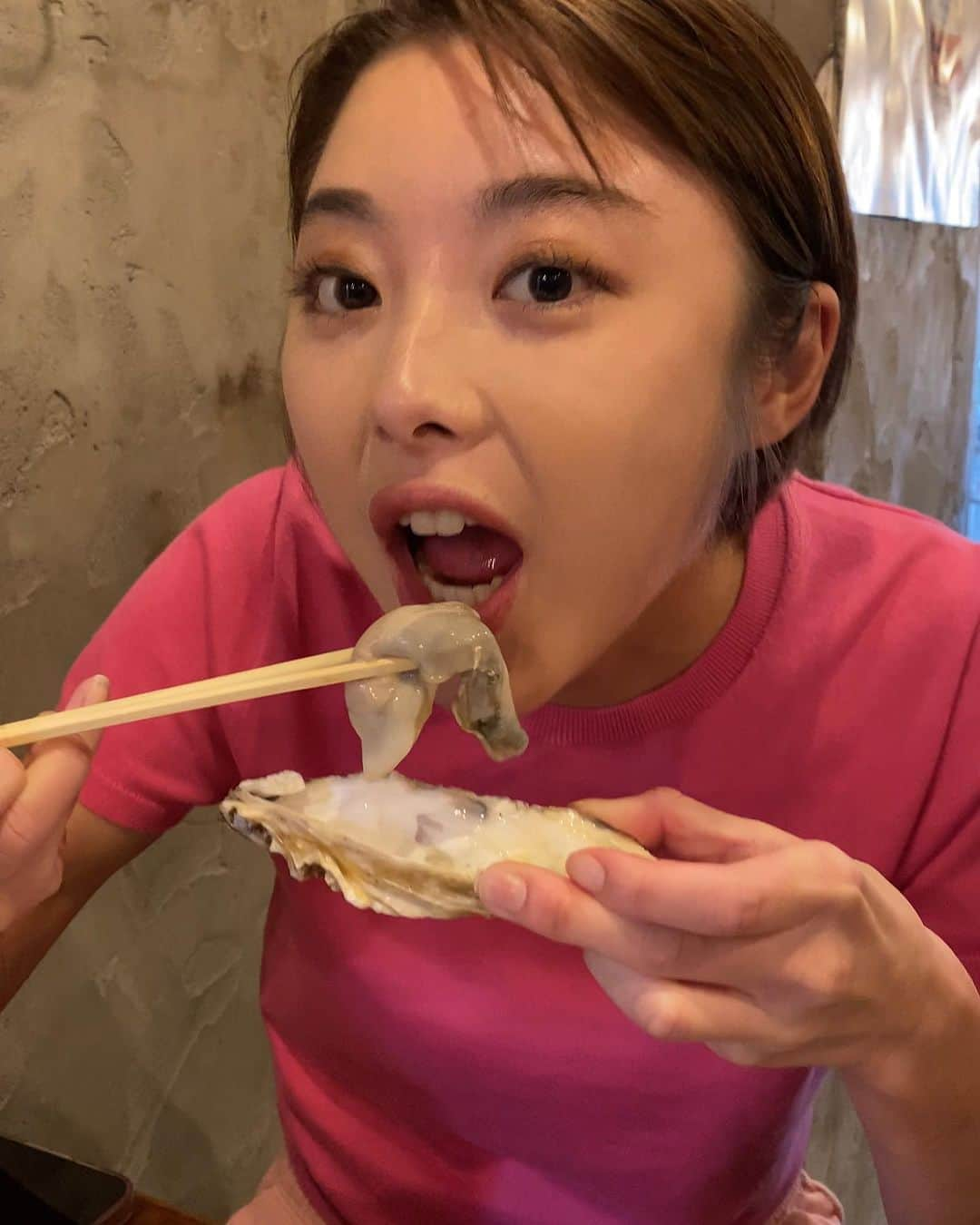 野田すみれさんのインスタグラム写真 - (野田すみれInstagram)「オイスターバーでリフレッシュ 新鮮牡蠣🦪クリーミー」7月27日 17時15分 - sumire0208