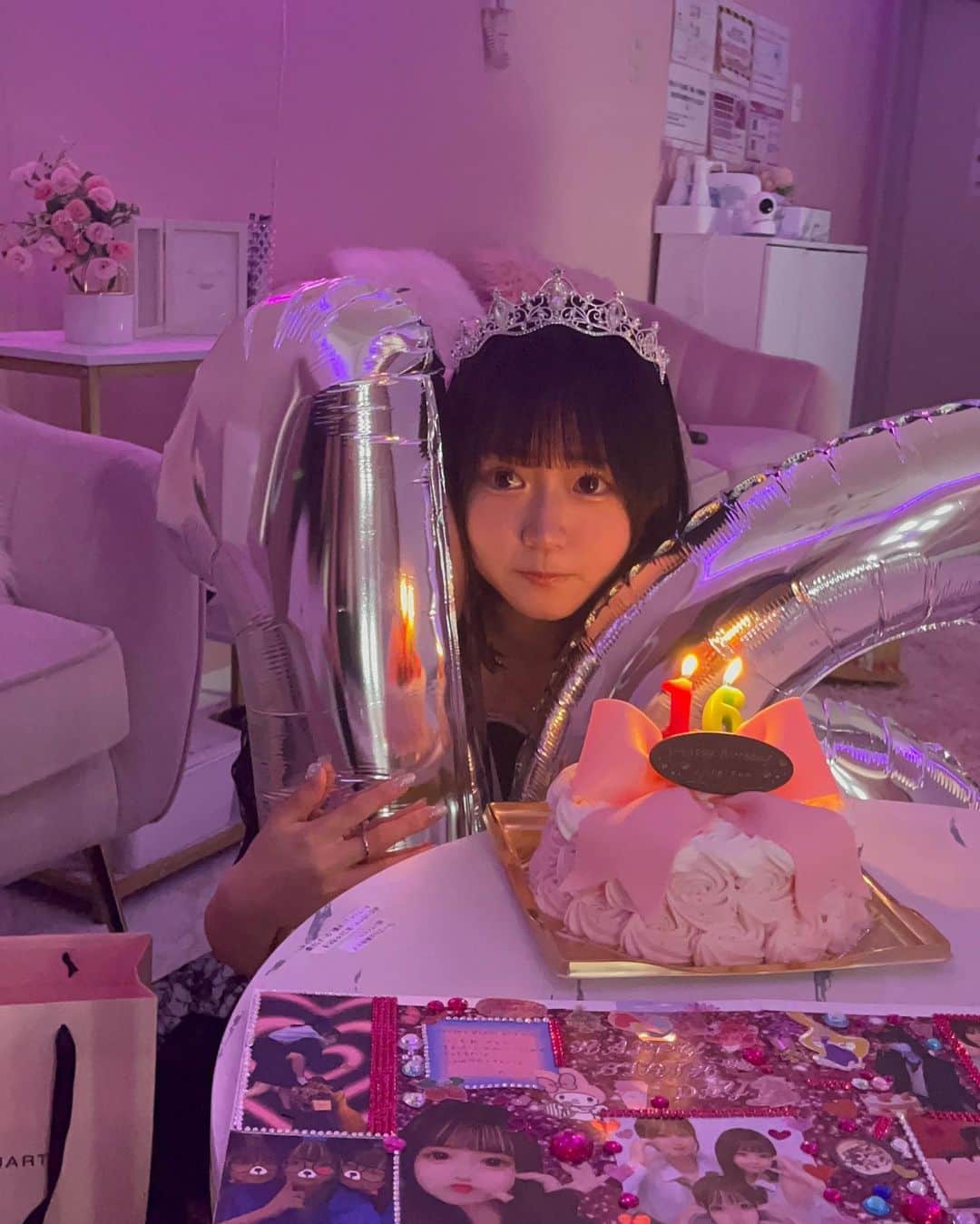 のインスタグラム：「16歳になりました！🎀   #fyp  #fypシ #高1 #誕生日」