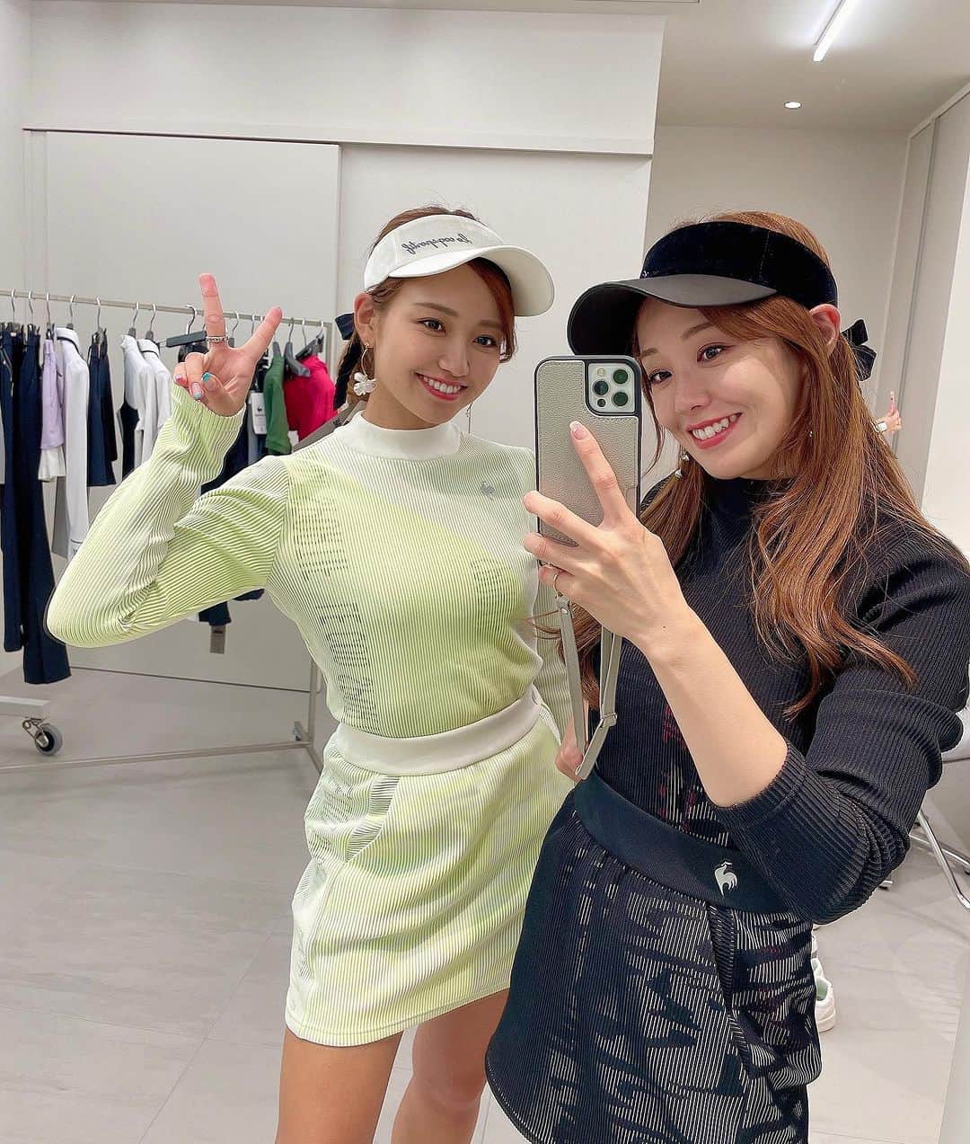のインスタグラム：「@lecoqsportifgolf_rijoume 🫶 2023awの展示会へ行ってきました😌 どれも可愛かったなぁ✨ 届くのが楽しみです😊 .  #ゴルフ #ゴルフ女子 #ゴルフ男子 #スポーツ女子 # #golf #golfing #golfer #golfwear #ゴルフウェア #ゴルフコーデ #YouTube #골프 #골프여자 #高尔夫  #instagolf #ゴルフ好きな人と繋がりたい」