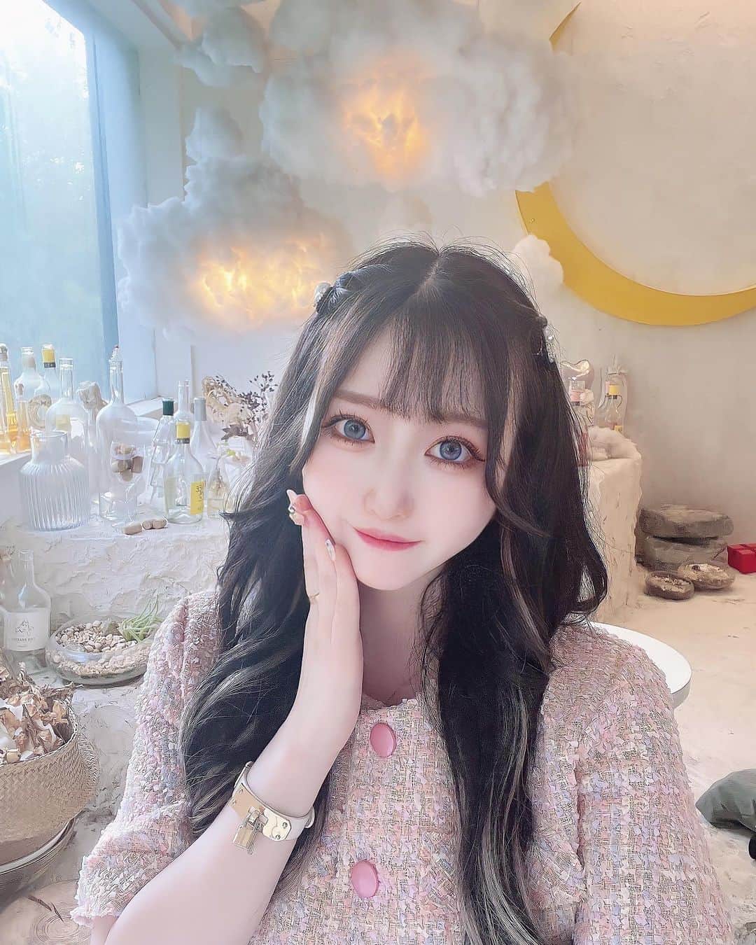 あいにゃんさんのインスタグラム写真 - (あいにゃんInstagram)「めちゃ可愛い雲と月のレストラン𓎩𓌉𓇋 ‎  ︎︎ ︎︎︎ ︎︎︎ ︎ 雰囲気癒しすぎ〜☁️🌙*ﾟ * * #韓国カフェ #韓国旅行 #梨泰院カフェ #梨泰院 #thegooroom #koreacafe  #韓国女子旅 #インスタ映えカフェ #インスタ映え #カフェ巡り #コンカフェ #コンカフェ嬢 #アイドル #キャバクラ #キャバ嬢 #kawaii #instagood #instalike #loveislove #selfie #카페#카페투어#카페추천#카페스타그램#카페그램 #로얄멜팅클럽」7月27日 19時07分 - ainyan0310
