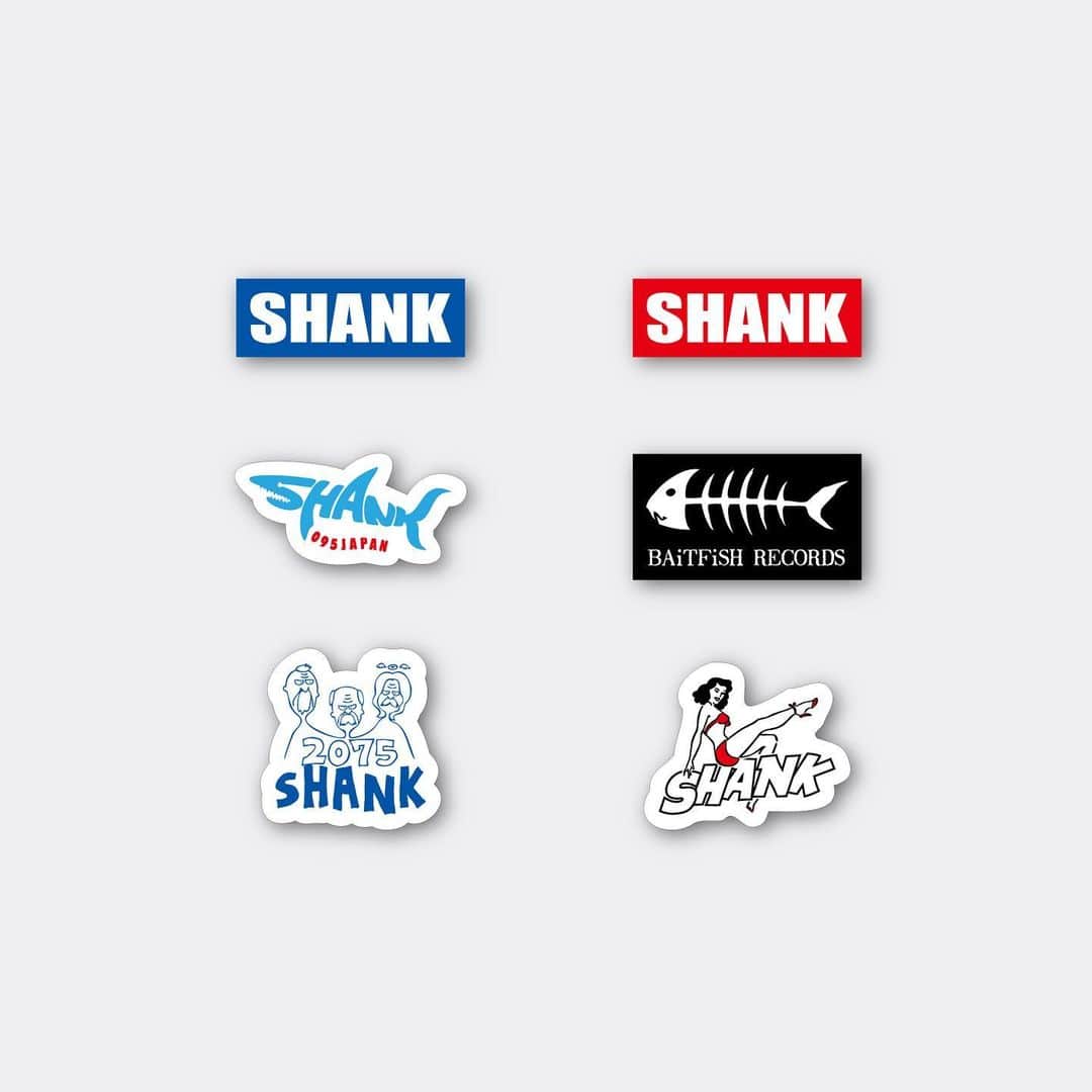 SHANKのインスタグラム：「MINI STICKER SET  #SHANK #SHANK095 #SHANK095JPN」