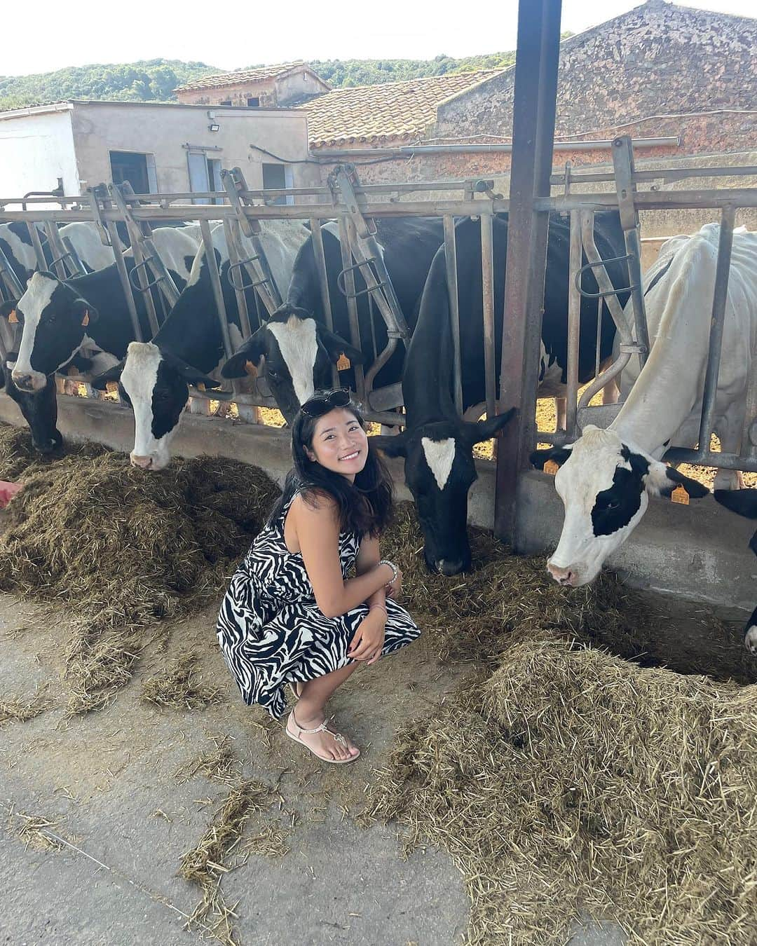 大野南香さんのインスタグラム写真 - (大野南香Instagram)「*Cheese making experience🧀  I had a chance to visit this lovely farm in Menorca, Spain and experience cheese making for the first time in my life! I really like to get to know the local foods and culture through experience.  Cheese is not my speciality so I was really happy to learn about it. And surprisingly I found some similarly to tofu!   This experience reminds me of the lovely local tofu producer in Okinawa (see the last photo or my post in Dec 2020).  I'll post a video of the experience later 🫶  旅行に行くなら、現地の人や食べ物に触れて文化や歴史を学ぶのが好きだなぁ☺️ 今回はスペインのメノルカ島で農家さん訪問して、人生初のチーズ作りに挑戦！  チーズあんまり好きじゃないし食べないからこそ、体験して学べてとっても嬉しかった。  どこかしら豆腐と似てる部分があって、昔沖縄の島豆腐屋さん訪問した時のことがすごく懐かしく感じた。豆腐は畑のチーズみたいだね。  #everydayhappy ☺︎  #cheese #tofu #menorca」7月27日 19時44分 - minaka_official