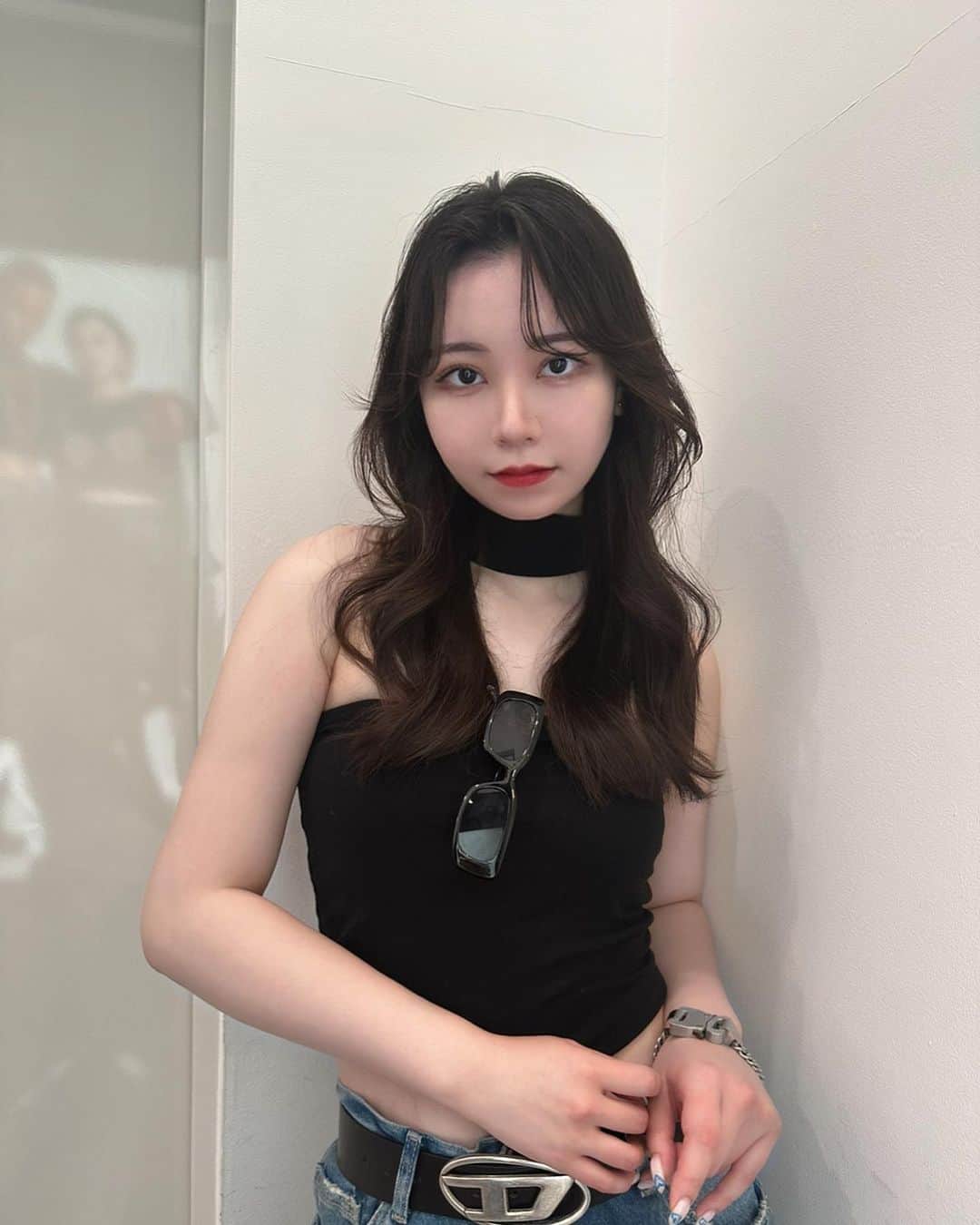 森美生のインスタグラム：「マエガミいい感じに伸びてきた🦎❤️‍🔥」