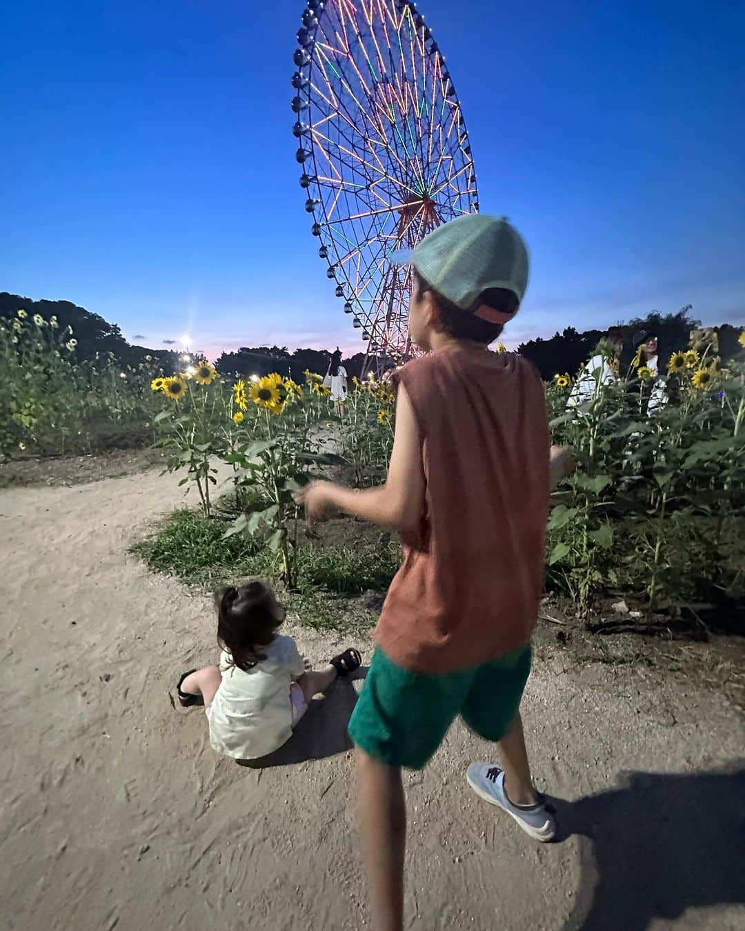 ILMARIのインスタグラム：「🎡🌻😃」