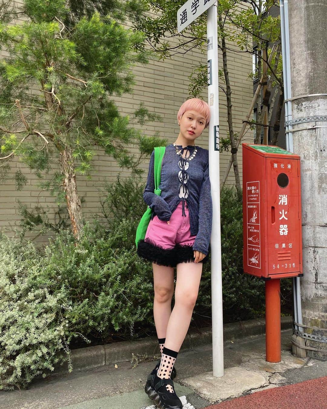 百岡古宵さんのインスタグラム写真 - (百岡古宵Instagram)「🍸‪‪💐  #summer #fashion #ootd #アパレルモデル #着用モデル #maisonspecial #microwave #grounds」7月27日 20時42分 - coyozora_