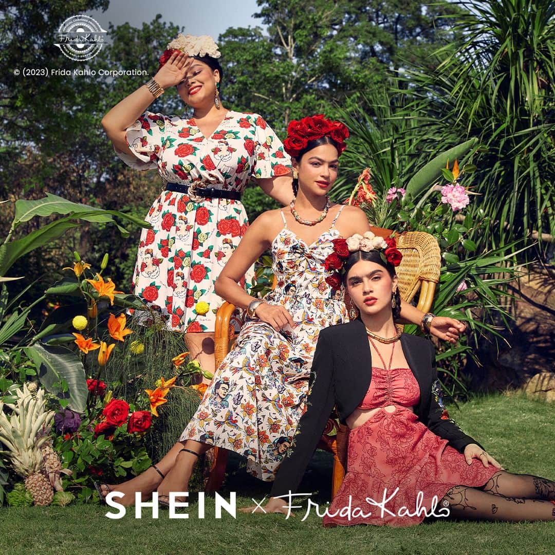 SHEINさんのインスタグラム写真 - (SHEINInstagram)「Immerse yourself in a burst of color and nature with each piece in the SHEIN x Frida Kahlo collection! 🎨🌹 Each of these pieces captures the vibrant essence of Frida and her deep love for the natural world 🌿  🔎16332545 16147629 16230813 16230587 16332602 16332723 16474388 16476775  🔗:https://shein.shop/ouiwbs6  #SHEINxFridaKahlo #FridaKahlo #SHEIN #SHEINforAll」7月27日 21時00分 - sheinofficial