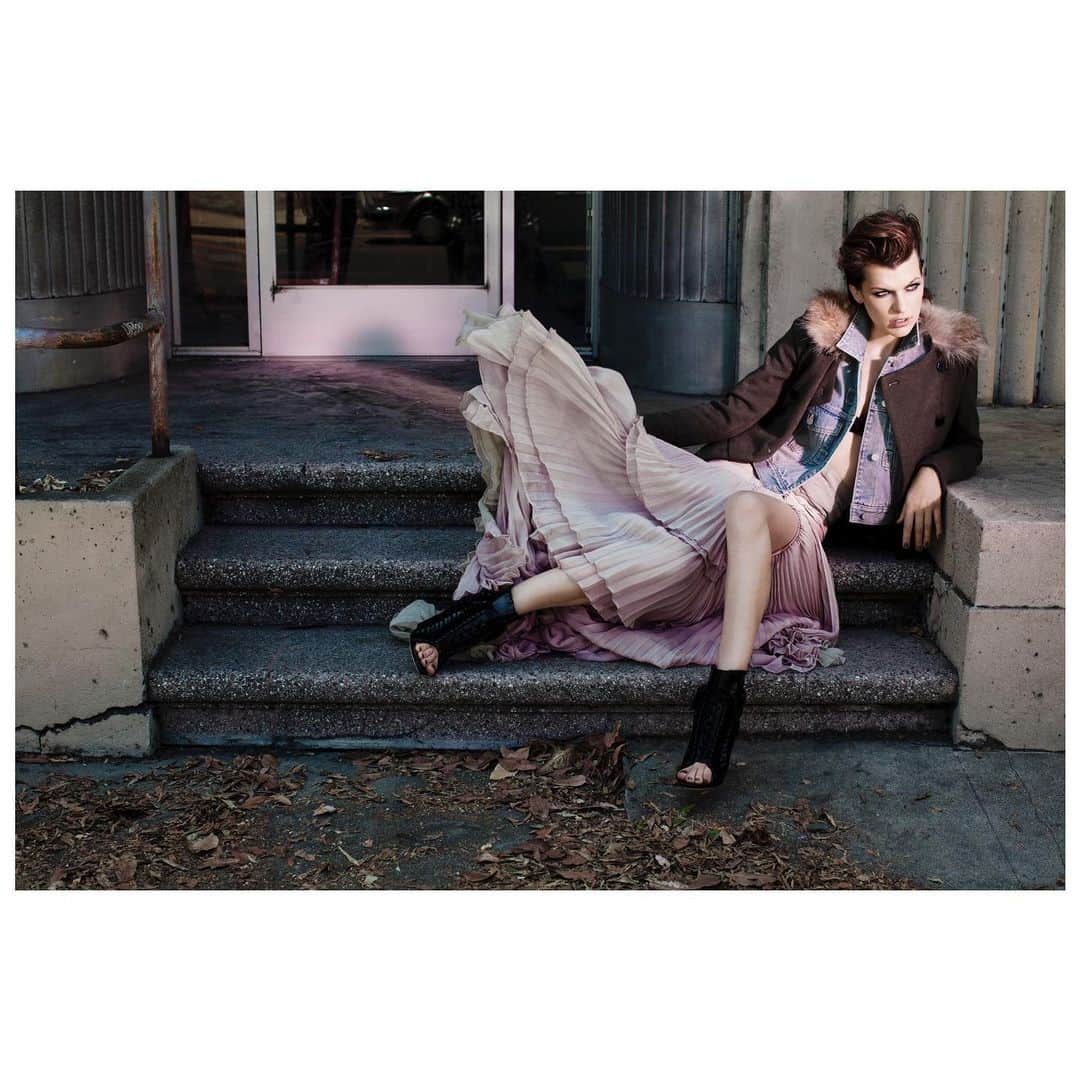 ランドール・スラヴィンのインスタグラム：「Milla Jovovich」