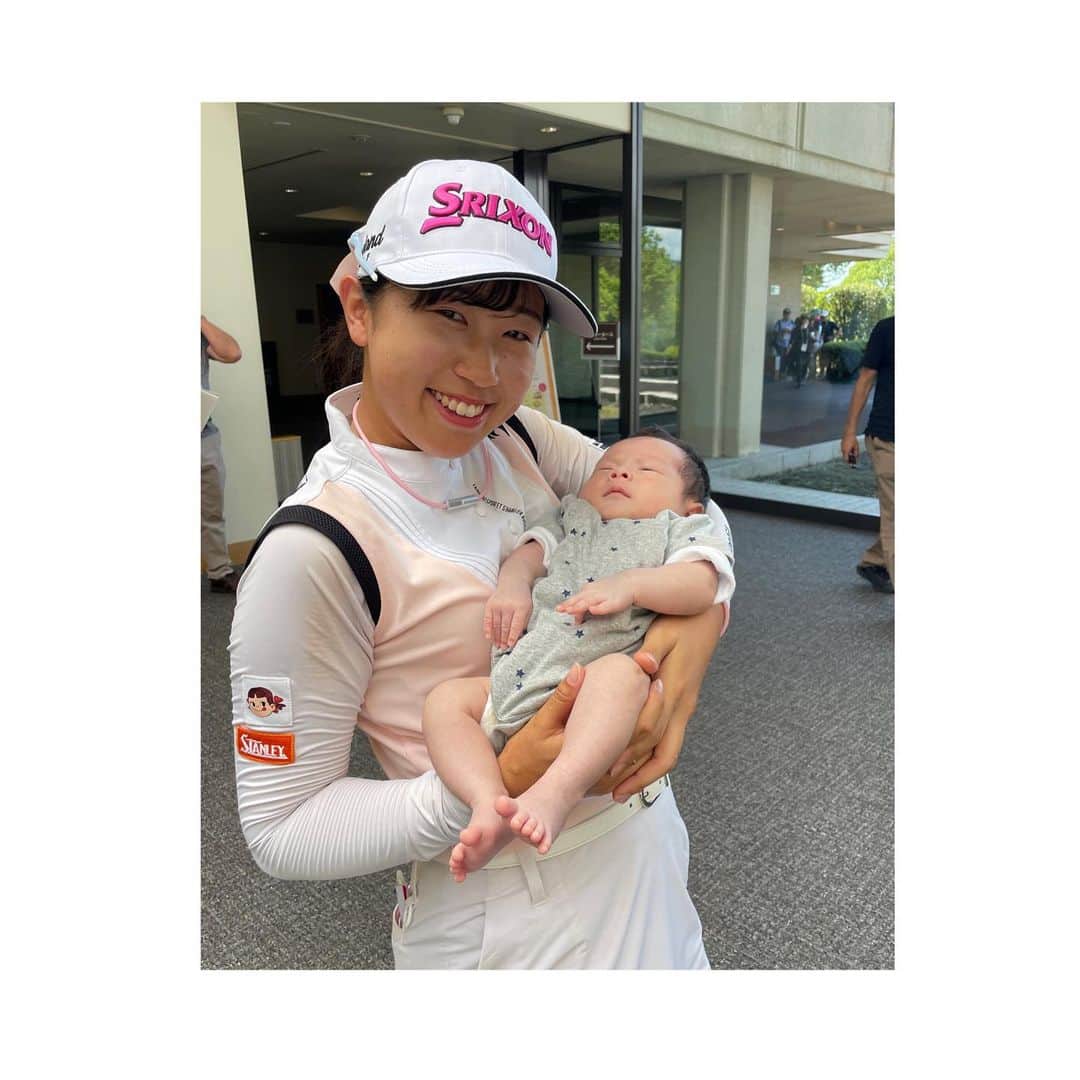 淺井咲希のインスタグラム：「皆さんたくさん可愛がってくれて ありがとうございました😄  暑い日が続くけど今週の試合も 素晴らしい戦いで盛り上がりますように🩵🩵  (@nanasuganuma_official ) (@usuireika54 ) (@harukakudo1118 ) (@watanabeayaka_official ) (@maaaiko )  #lpga#楽天スーパーレディース」