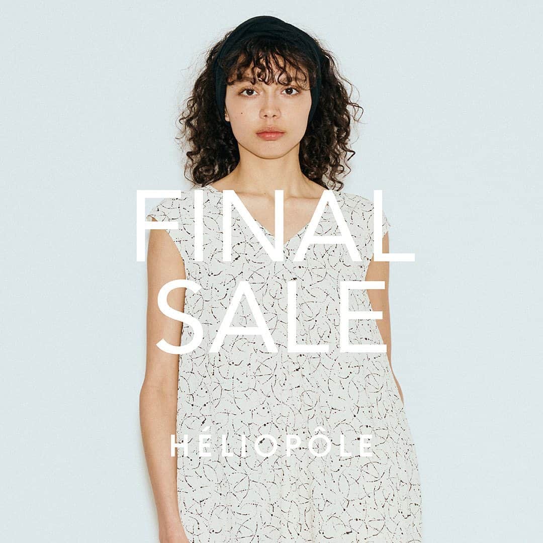 エリオポールのインスタグラム：「本日よりFINAL SALE スタート！  是非この機会にお買い物をお楽しみください。  @heliopole_official #HELIOPOLE  #エリオポール」