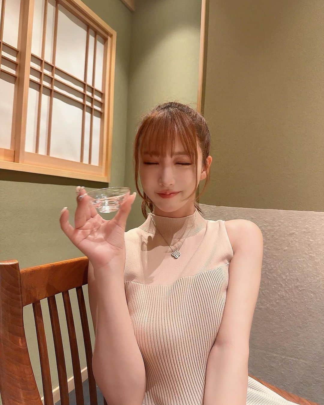 三上悠亜さんのインスタグラム写真 - (三上悠亜Instagram)「お寿司と日本酒で大人しました🍶 ほろよいです。」7月27日 23時02分 - yua_mikami