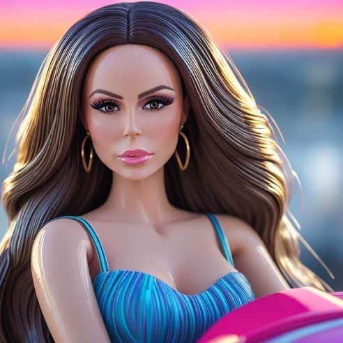 Kendra Lustのインスタグラム：「#barbie life is hard. #ThursdayMood #barbiegirl」