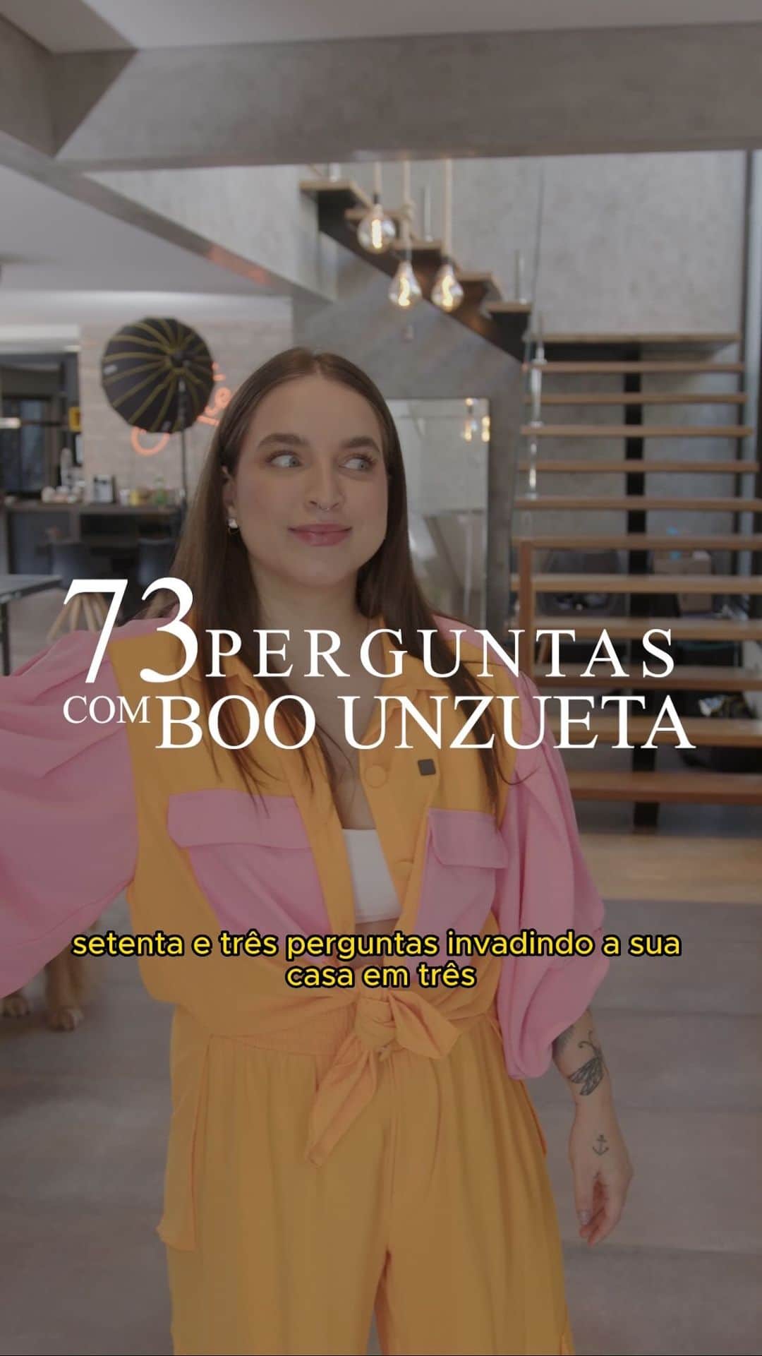 Bruna Unzuetaのインスタグラム：「73 perguntas invadindo a minha casa e sua timeline em, 3…2…1 😎💣」