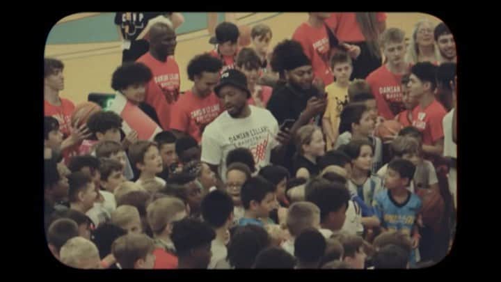 デイミアン・リラードのインスタグラム：「Hoop, Family, Friends… Dame Camp 2023」
