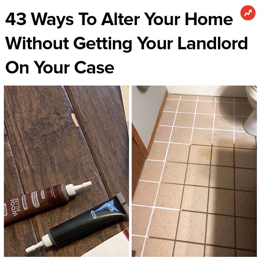 BuzzFeedさんのインスタグラム写真 - (BuzzFeedInstagram)「Best case scenario: your landlord doesn't even notice, worst case scenario: they ask you to teach them how you did it! 🙌 See more at the link in bio」7月29日 4時30分 - buzzfeed