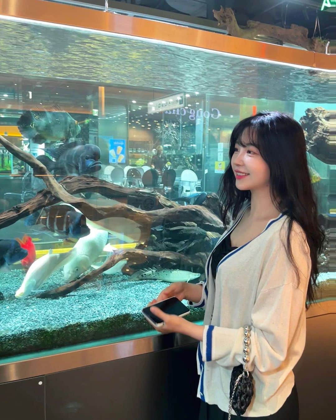 レイナさんのインスタグラム写真 - (レイナInstagram)「🐠🐡🐟💦 물 속 친구들 보면서 힐링」7月28日 16時43分 - raina_57