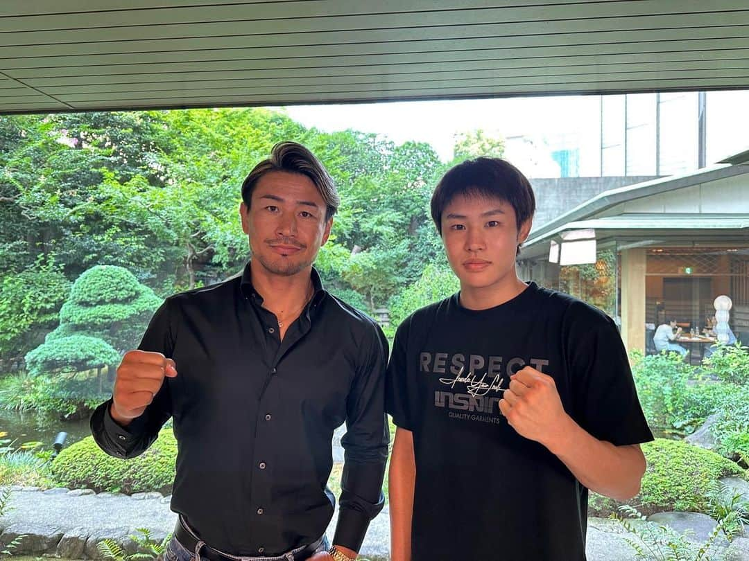 魔裟斗さんのインスタグラム写真 - (魔裟斗Instagram)「UFCファイター平良達郎選手と #魔裟斗  #平良達郎  #魔裟斗チャンネル」7月28日 16時51分 - masato.official