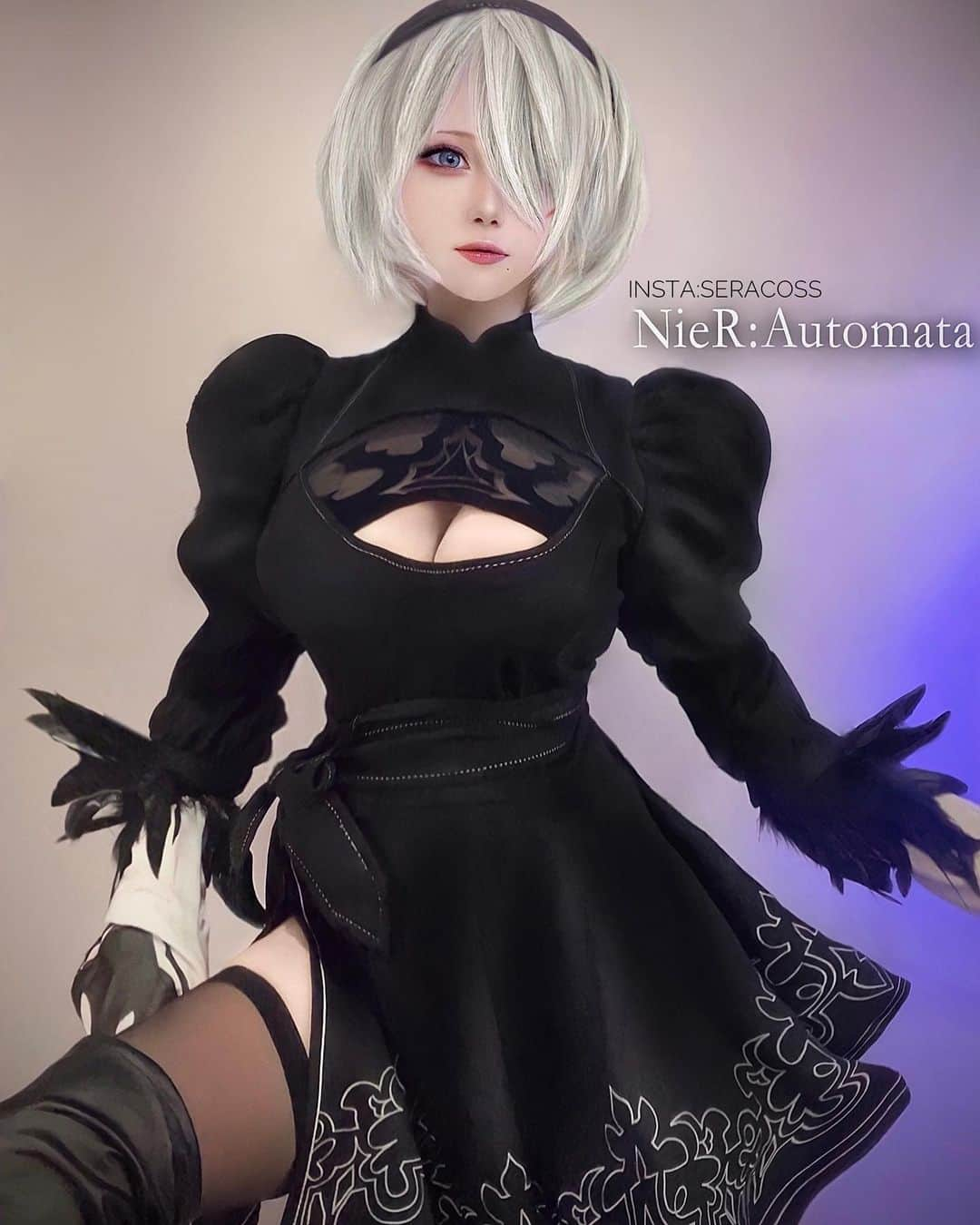 せら☆こすのインスタグラム：「my cosplay #nierautomata  @seracoss  #2bcosplay  ※latepost ストーリーグラムに書いたのですが、 ほぼ体調治りました😣🙌 本当に2日間大変でした😵‍💫💦風邪薬が本当にしっかり効いたので本当に良かった🥲 . . . . .  Thank you so much for caring about me and encouraging me🥲🙏💜 and thank you too kofi🥲🙏💜 Michael Austin🌸 Luis figueroa🌸 Chen kun🌸 Nut san🌸 Marc senpai🌸 Manuel san🌸 Shinoki kun🌸 LULUNEKO🌸 Jhason kun🌸 Bruno san🌸 🍎🍎🍎🍎🍎🍎  Thank you for  membership renewal 🥹🥹🙏🌸 . JUJU🌸 ASep kun🌸 ぶらさん🌸 Cris kun🌸 . 🍎🍎🍎🍎🍎🍎 . . . . . #nierautomata #nierautomatacosplay #2b #9s #2bcosplay #anime2023 #summeranime2023 #summeranime #nierautomata2b #nierautomataedit #nierautomata2bcosplay #nierautomatacosplay #animeworld #animewaifu #animegirl #animecosplay #animelover #animelife」