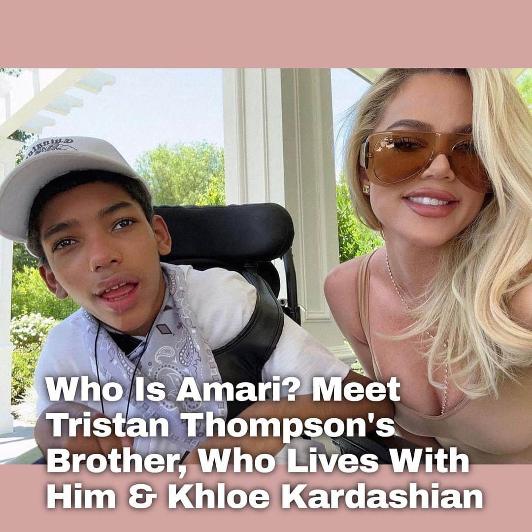 Just Jaredさんのインスタグラム写真 - (Just JaredInstagram)「Khloe Kardashian just wished a happy birthday to Amari, who is the younger brother of Tristan Thompson. Both of them are currently living with her and she explained why in the new episode of "The Kardashians," which just debuted today. Head to the LINK IN BIO for all the info. #KhloeKardashian #TristanThompson Photo: Instagram」7月28日 11時34分 - justjared