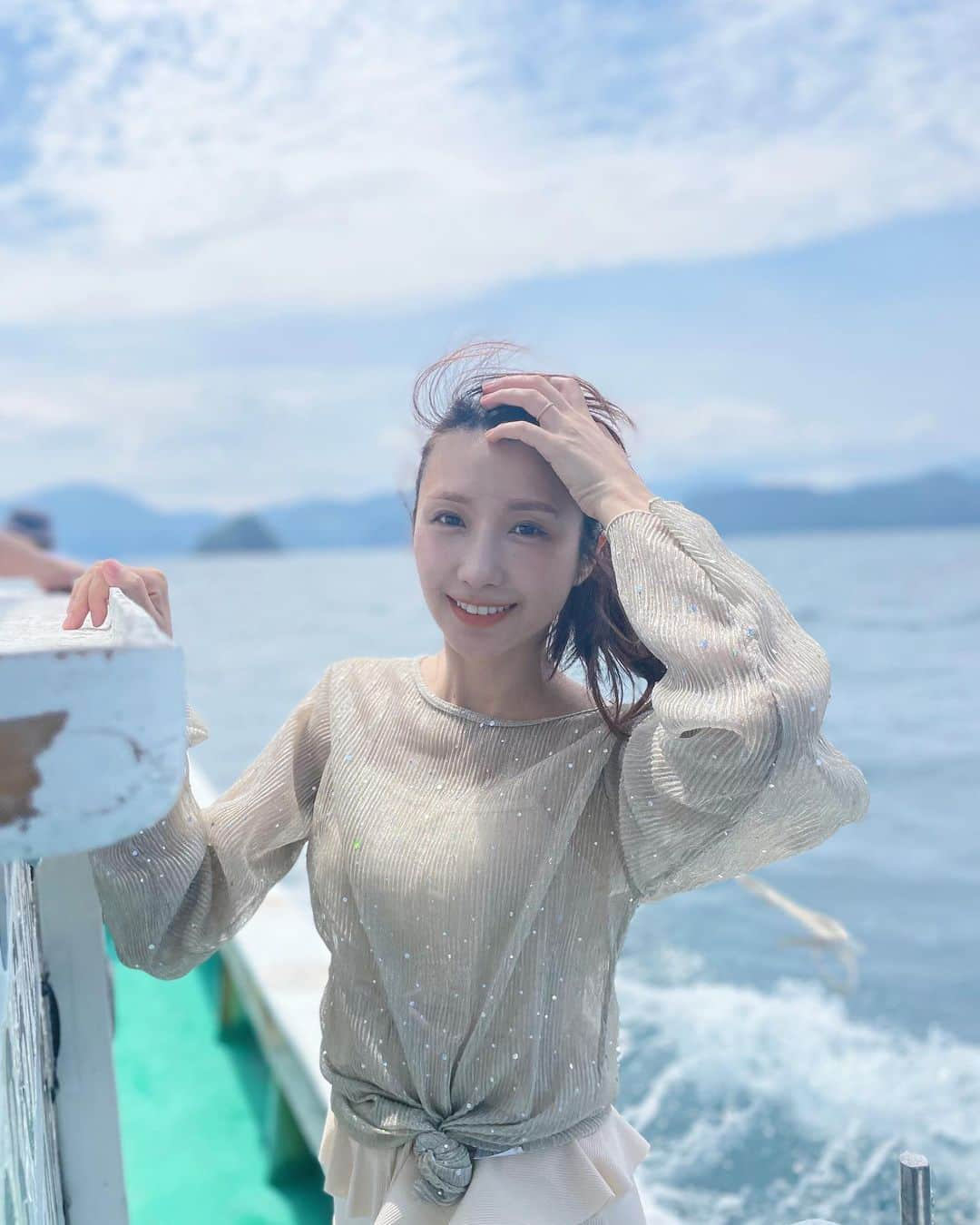 伊藤友里のインスタグラム：「夏だあーーー！！🐚🏝☀️」