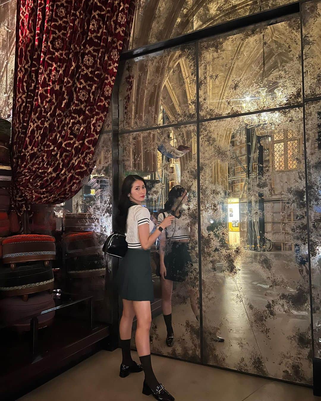 葉月蓮のインスタグラム：「#harrypotter 🪄💫 💚💚💚🐍🐍🐍 #ハリーポッター #スタジオツアー東京 #ハリーポッタースタジオツアー」