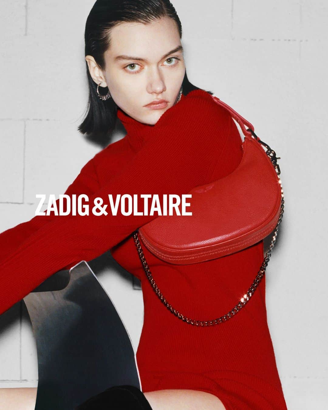 ザディグ エ ヴォルテールのインスタグラム：「Fall-Winter 23 Collection⁣ With @st.einberg as the new face of Zadig&Voltaire campaign⁣ ⁣ Wearing the Viky dress ⁣ ⁣ Opposites attract and fuel each other. ⁣ ⁣ #zadigetvoltaire #zadigvoltaire」