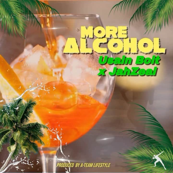 ウサイン・ボルトのインスタグラム：「We in our Element this weekend 🍷  #MoreAlcohol 🍸🍾 #newmusic 🎶🎵 #outnow 🔥🔥🔥」