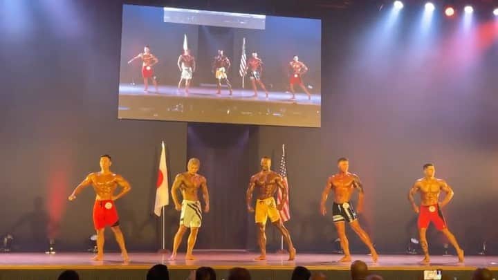 のインスタグラム：「. MCCS Far East Bodybuilding2023 Men's Physique Over5'8  TOP5 SHOW  #筋肉#muscle#workout#training#ワークアウト#トレーニング#筋トレ#bodybuilding#mensphysique#ダイエット#diet#fitness#フィットネス#フィジーク#ボディビル#fareastbodybuilding #mccs」