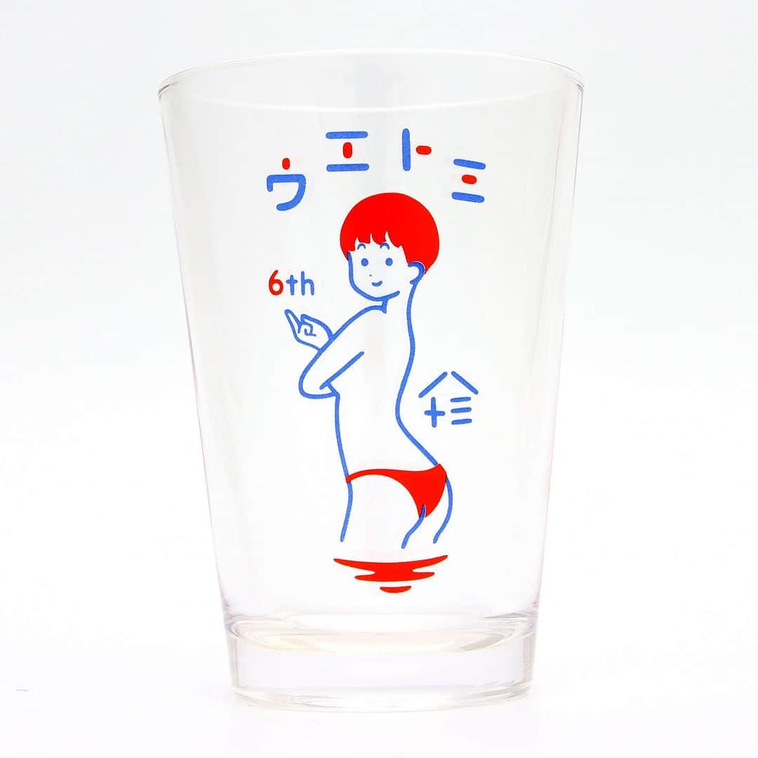 白根ゆたんぽのインスタグラム：「UETOMI  6th ANNIV. HALF PINT GLASS RED  2023.7.29 RELEASE at @uetomi_stand」