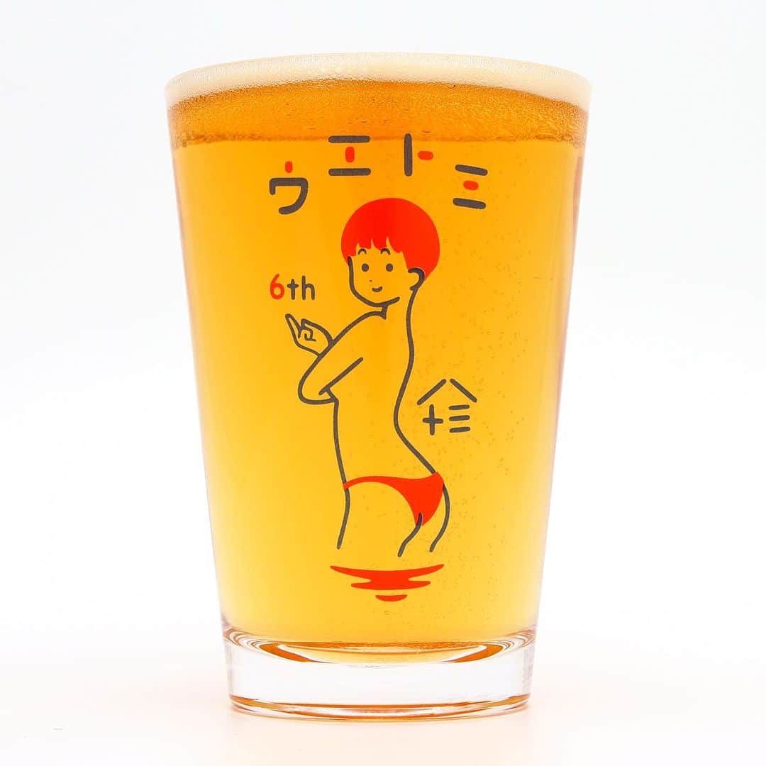 白根ゆたんぽのインスタグラム：「ウエトミ6周年記念 ハーフパイントグラス 明日7月29日のクラフトビールイベントにて販売します。おひとり様2つまでになる予定です。  また、同時にリリースされる周年ビールHOP DROP こちらは店内でお飲みいただくのみとなり、缶入りのビールのお持ち帰りはできません。ご了承ください🍻 （TAPもあるみたい！）  明日〜 @uetomi_stand  にて。 ゆたんぽは12〜17時まで店内にいる予定です。」