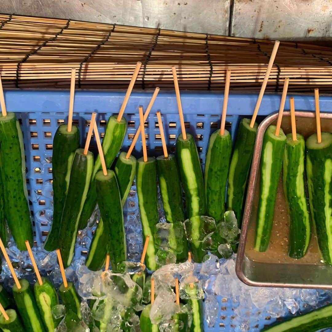 スズさんのインスタグラム写真 - (スズInstagram)「🥒🎆🦑」7月28日 18時34分 - suzunskd
