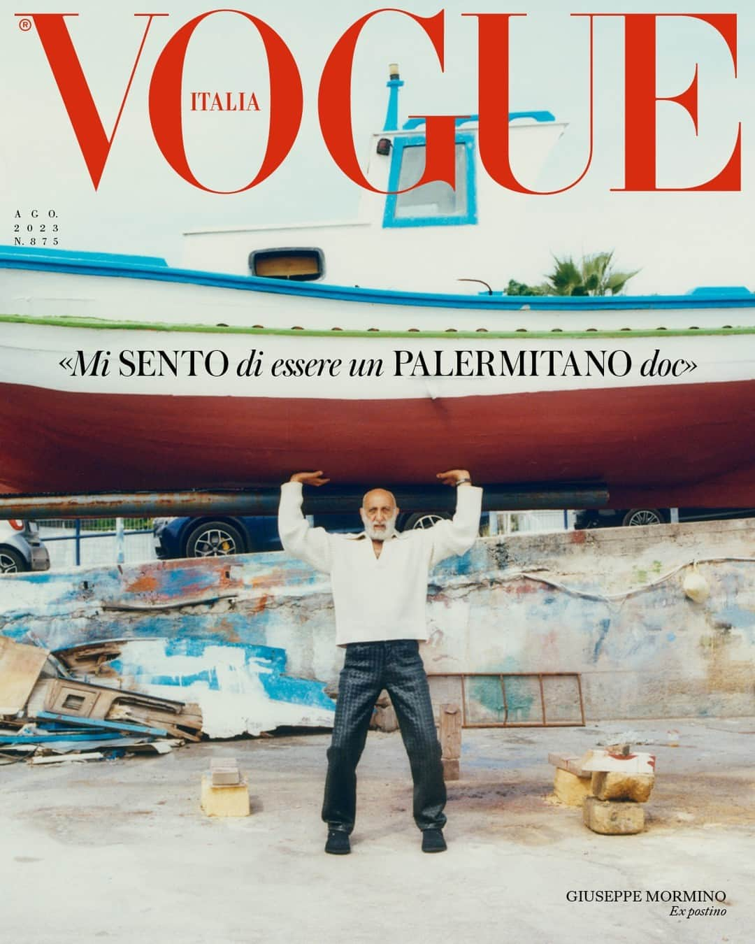 Vogue Italiaさんのインスタグラム写真 - (Vogue ItaliaInstagram)「Prima degli incendi che stanno imperversando, avevamo deciso di dedicare il numero di agosto a Palermo. Da giorni la città brucia. Oggi più che mai vogliamo dare sostegno al territorio e lo facciamo insieme a @FondazioneSicilia, che, d’intesa con il @ComunediPalermo, si occuperà di piantare nuovi alberi e ripristinare beni artistici e culturali danneggiati. Con le nostre immagini, invece, diamo voce ai palermitani. Sono personaggi in cerca d’autore: come in una pièce di Pirandello, interpretano la propria parte con teatrale intensità. A raccontarli, il fotografo Maciek Pożoga con lo styling di @vittoriacerciello e le parole di Ferdinando Calaciura. Scopri come contribuire alla raccolta fondi al nostro link in bio, dove trovi anche il servizio completo del numero di agosto, ora in edicola.  Giuseppe Mormino, ex postino. L’odore dell’acqua salata si sente distintamente nell’aria dell’Arenella quando il vento soffia da nord. «Le nostre famiglie vivevano del mare e poco altro. Pescatori, marinai imbarcati su petroliere e traghetti, carpentieri e operai dei Cantieri Navali di Palermo. Questa razza siamo!». Giuseppe ha fatto il postino. Lui non è andato per mare. Vive ancora nella casa in cui è nato.   Credits Photographer Maciek Pożoga Stylist @vittoriacerciello  Hair @andreamartinellihair, Hair assistant @_tobiabartolini_ Make-up @_miss_giulia, Make-up assistant Emanuela Schirru Ph assistants @_williamfleming @stefanodangelo91 Stylist assistants @francescadonnarumma @_lucapiscitelli Wardrobe assistant @alessandraguarinostylist Casting Director @juliaasarocasting, Casting assistant @giuliamariani_gm Tailor @antonellazito_official Production @kitten_production, Post production @rgbureau.psd Head of Editorial Content: @franragazzi  Global Creative Director: @juancp  #AugustIssue #DigitalCover」7月28日 19時45分 - vogueitalia