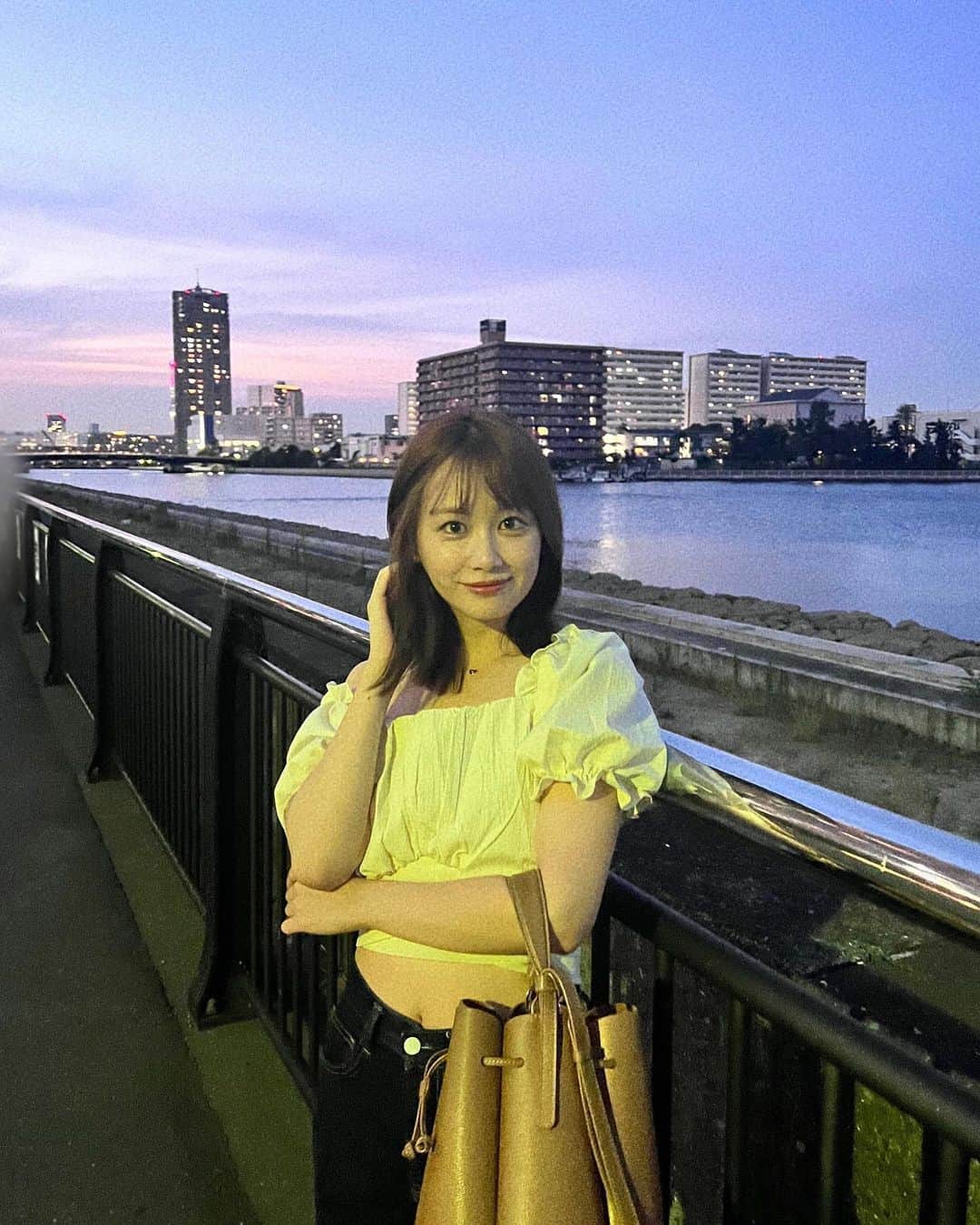 伊藤優衣さんのインスタグラム写真 - (伊藤優衣Instagram)「⁡ 暑さが本気を出してきて 毎日必死だよ？🤲🏻🥹 ⁡ polene ...